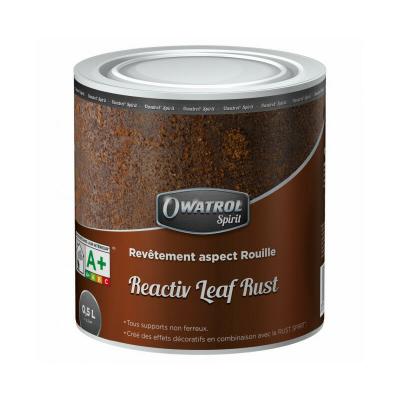 Rev&ecirc;tement aspect rouille Owatrol REACTIV LEAF RUST 0.5 litre