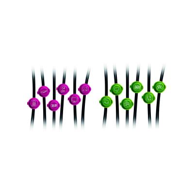 Otio - pack de 12 clips d'identification des c&acirc;bles 760003 - 760003