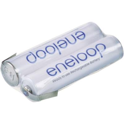 Pack de piles rechargeables 2x LR3 (AAA) NiMH 133606 2.4 V 750 mAh