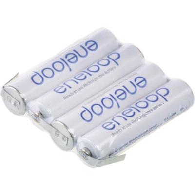 Pack de piles rechargeables 4x LR3 (AAA) NiMH 126872 4.8 V 750 mAh