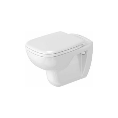 WC suspendu DURAVIT D-code avec abattant frein de chute synth&eacute;tique
