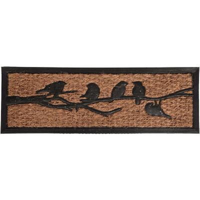 Best For Boots - Paillasson caoutchouc et fibres de coco oiseaux