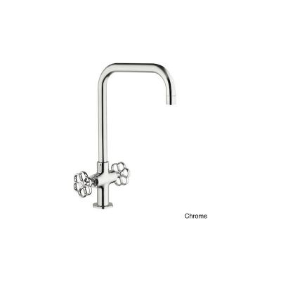 Robinet evier cuisine paini Induss Bec Haut, chrome - manette chrome