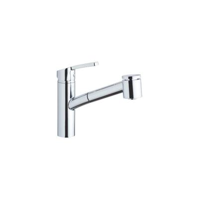 Mitigeur cuisine Hoby Bow 2 jets Bec bas chrome douchette extractible
