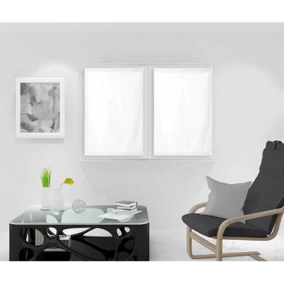 Paire de brise bise 60x90 cm dolly blanc, par Soleil D'ocre Blanc
