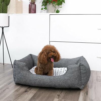 Panier pour Chien Lit S 60 x 50 x 22 cm Dog Bed Coussin Matelas Animaux PGW22G