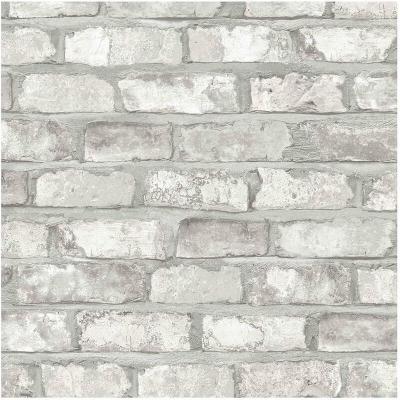 Papier peint Briques Blanc EW3104 Dutch Wallcoverings Blanc
