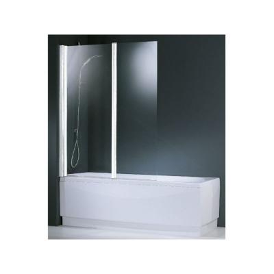 Ecran de baignoire Aurora 2V 2 panneaux pivotants r&eacute;versible NOVELLINI