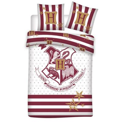 AyMax HARRY POTTER - Parure de lit 140x200cm - Poudlard '100% Bio Cot