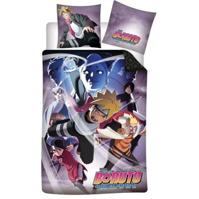 AyMax BORUTO - Parure de lit 140x200cm - '100% Cotton'- - Couvertures