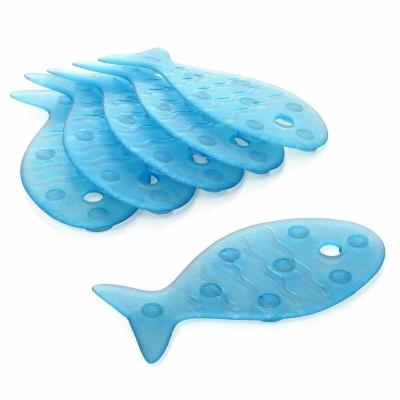 Pastille antid&eacute;rapante bleu pour baignoire ou douche, Fish TATAY