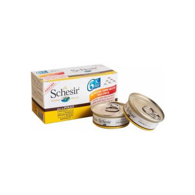 Schesir Chat - Filets De Poulet Et Riz Au Naturel 6X50 Gr 6X50 Gr 