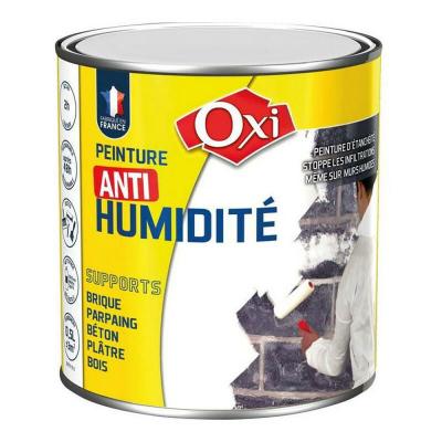 Peinture d'&eacute;tanch&eacute;it&eacute; - Anti-humidit&eacute; - Blanc - 2.5 L - OXI