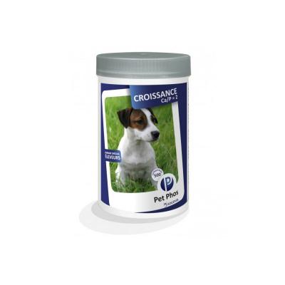 Pet-phos ca/p=2 compl&eacute;ments alimentaires croissance pour chiens bo&icirc;te de 500 comprim&eacute;s 