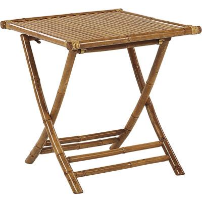 Table de jardin en bambou 70 x 70 cm SPELLO