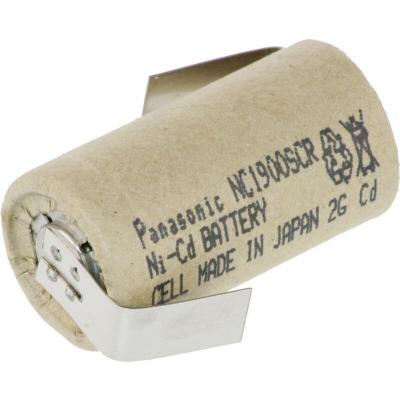 Pile rechargeable sp&eacute;ciale Sub-C cosses &agrave; souder en Z NiCd Panasonic Sub-C ZLF 1.2 V 1900 mAh