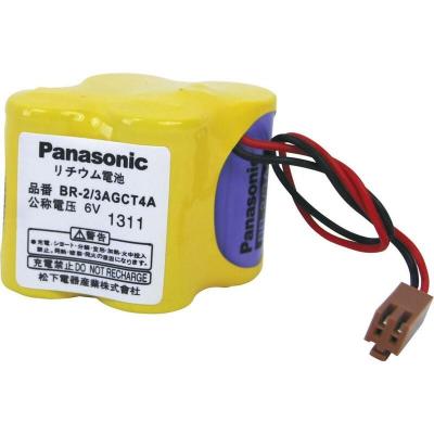 Pile sp&eacute;ciale lithium Panasonic BR2/3AGCT4A fiche m&acirc;le 6 V 2400 mAh 1 pc(s)