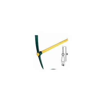 LEBORGNE - Pioche jardin et terrasier douille ronde 2,5kg sans manche