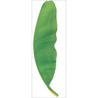 Sticker autocollant d&eacute;coratif, photo d'une belle feuille de bananier, 45 cm X 169 cm