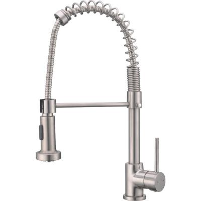 Essebagno - Plimo mitigeur &eacute;vier &agrave; douchette fa&ccedil;on inox - Fa&ccedil;on Inox