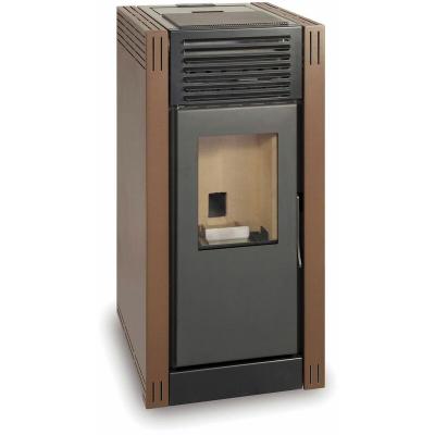 Po&ecirc;le &agrave; granul&eacute;s NAREL 7kW marron vintage 