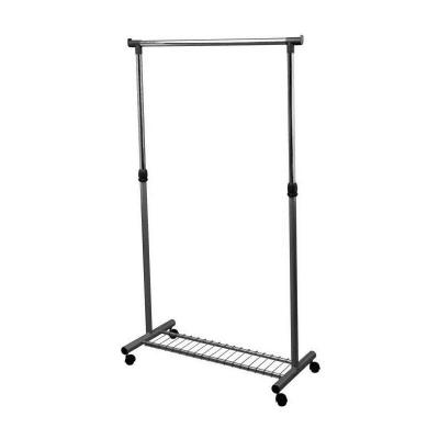 Mondex EVE71-00 Portant pour V&ecirc;tements sur Roulettes M&eacute;tal Chrom&eacute; 90 x 44 x 4 cm