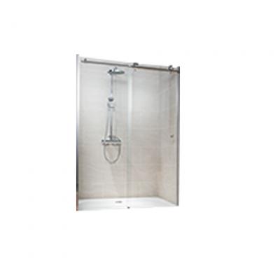 Schulte - Porte de douche coulissante, verre 8 mm, profil&eacute; aspect chrom&eacute;, MasterClass 140 x 200 cm