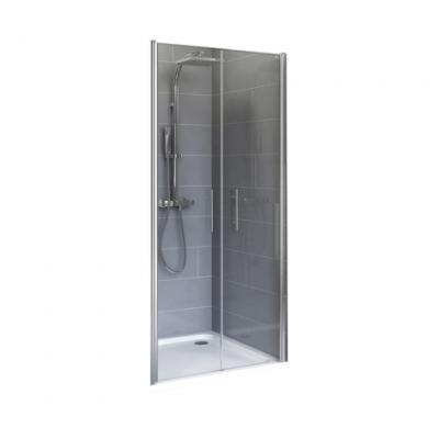Portes de douche battantes 90 x 192 cm Schulte NewStyle verre transparent anticalcaire
