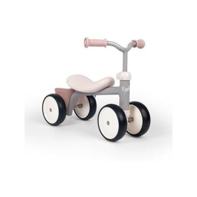 Porteur Trotteur Rookie Rose en m&eacute;tal pour enfant des 12 mois - Smoby