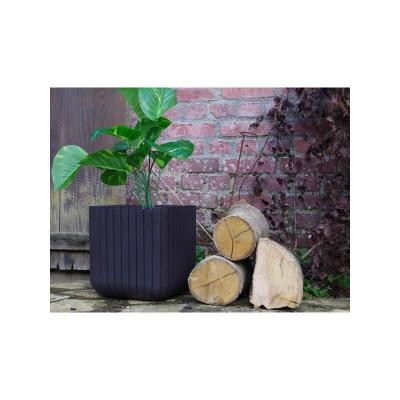Pot + cache pot en r&eacute;sine CUBE PLANTER - Taille M