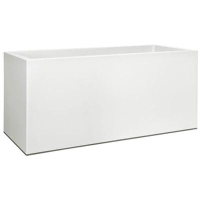 Bac &agrave; fleurs Elho Vivo L88 H41 cm blanc mat