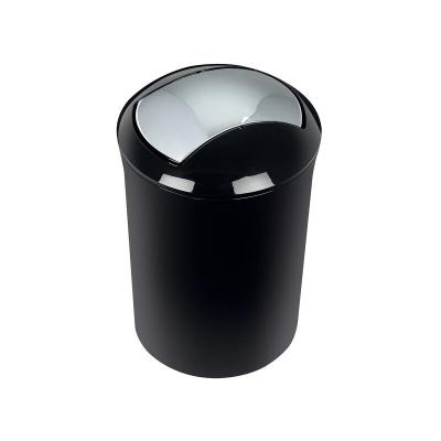 Sydney poubelle salle de bain 30x19x19cm noir 1014388