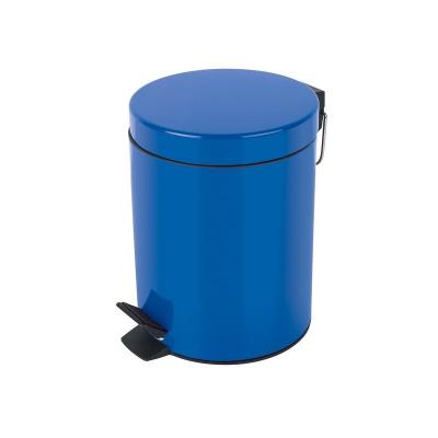 Poubelle &agrave; p&eacute;dale Acier sydney 3L Bleu - Bleu - Spirella