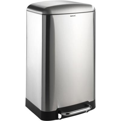 Poubelle de cuisine &agrave; p&eacute;dale wenko studio inox - 30 litres