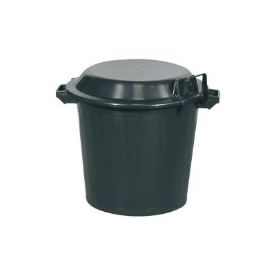 ALUMINIUM ET PLASTIQ Poubelle immeuble 80l +Couvercle Crochet Promo