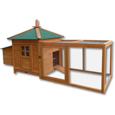 Wiltec Clapier &ndash; 1650 x 735 x 980 mm &ndash; 1 &eacute;tage &ndash; 3 portes &ndash; Toit bitum