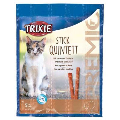 Trixie - Premio stick quintett, &agrave; L'agneau/&agrave; la dinde 5 &times; 5 g