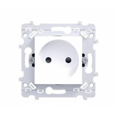 HAGER Essensya prise 2p 16a 250v &agrave; vis &agrave; griffes hager we102g