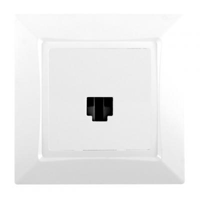 Delta one prise RJ45 cat&eacute;gorie 6 complet blanc SIE003674 - Siemens