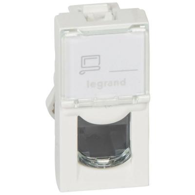 Prise Mosaic RJ45 - Cat&eacute;gorie 5e - UTP - Blanc