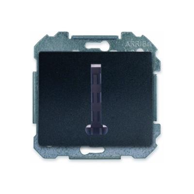 Siemens - delta iris prise t&eacute;l&eacute;phone en t anthracite SIE268263