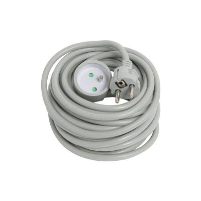 Prolongateur 2P+T 16A 3G1,5 MM&sup2; HO5VV-F 10M gris