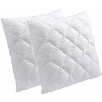 Lot de 2 oreillers 65 x 65, Mousse &agrave; m&eacute;moire de Forme, Sp&eacute;cial Cervicale Promo Linge