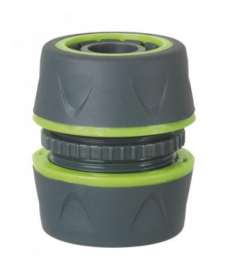 Raccord r&eacute;parateur bi-mati&egrave;re pour tuyau d'arrosage