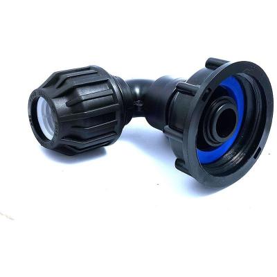 Multitanks - Raccord S60x6 avec sortie pression coud&eacute;e 32mm - 32mm