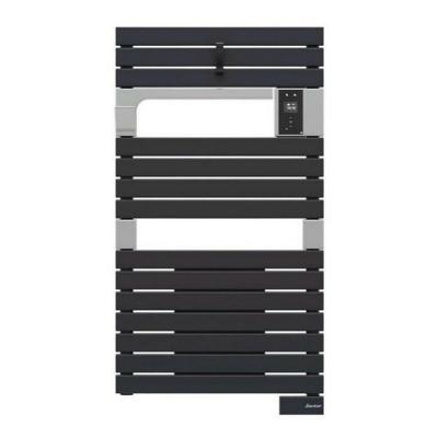 S&egrave;che-serviettes &agrave; inertie fluide connect&eacute; Asama - Anthracite - 1500W