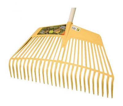 Jost REGA26-600PP R&acirc;teau/fourche 2en1 en plastique, Jaune