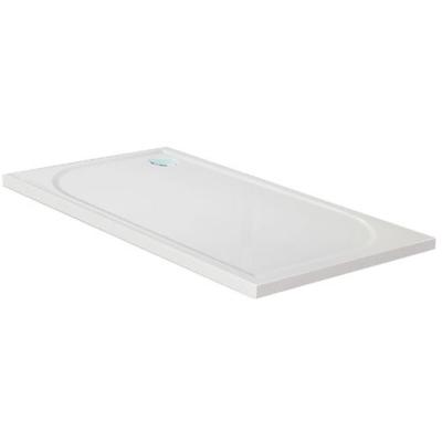 Receveur HESTIA - Antid&eacute;rapant - 80x160cm - R&eacute;sine - Blanc - Extra-plat