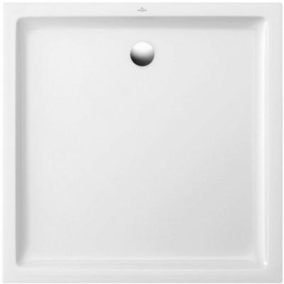 Receveur antid&eacute;rapant O Novo Plus blanc ceramique carr&eacute;, 80 x 80