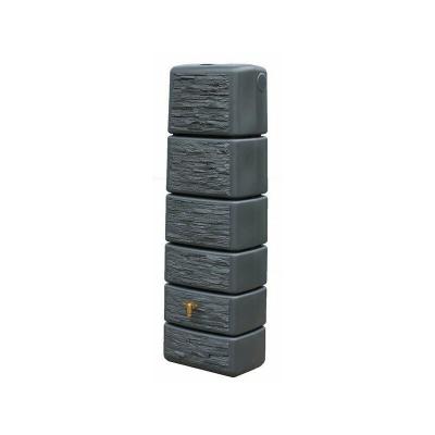 TISSNET R&eacute;cup&eacute;rateur d'eau Kit Cuve Slim Stone Murale 330L Granite